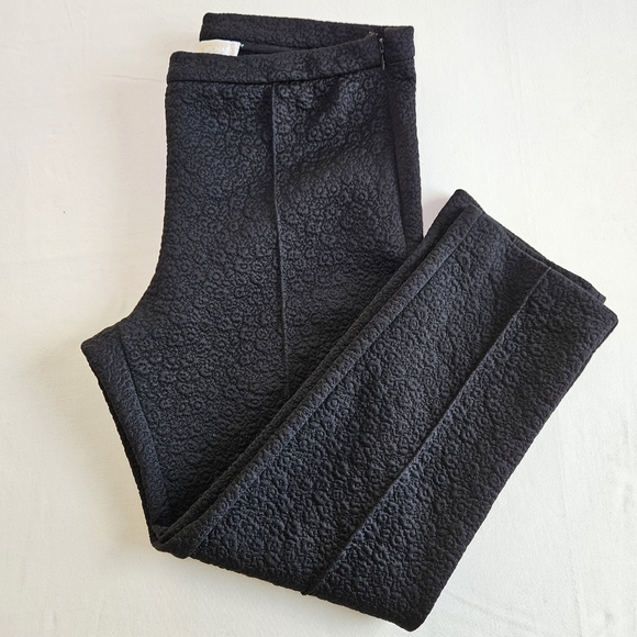 Michael Kors Elegant Black Textured Women's Pants. Size Large - Picture 9 of 9